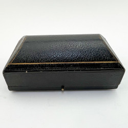 Edwardian Boxed Pair of Sterling Silver Napkin Rings