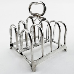 Superb Quality French Christofle Silver Plated Toast Rack (c.1900)
