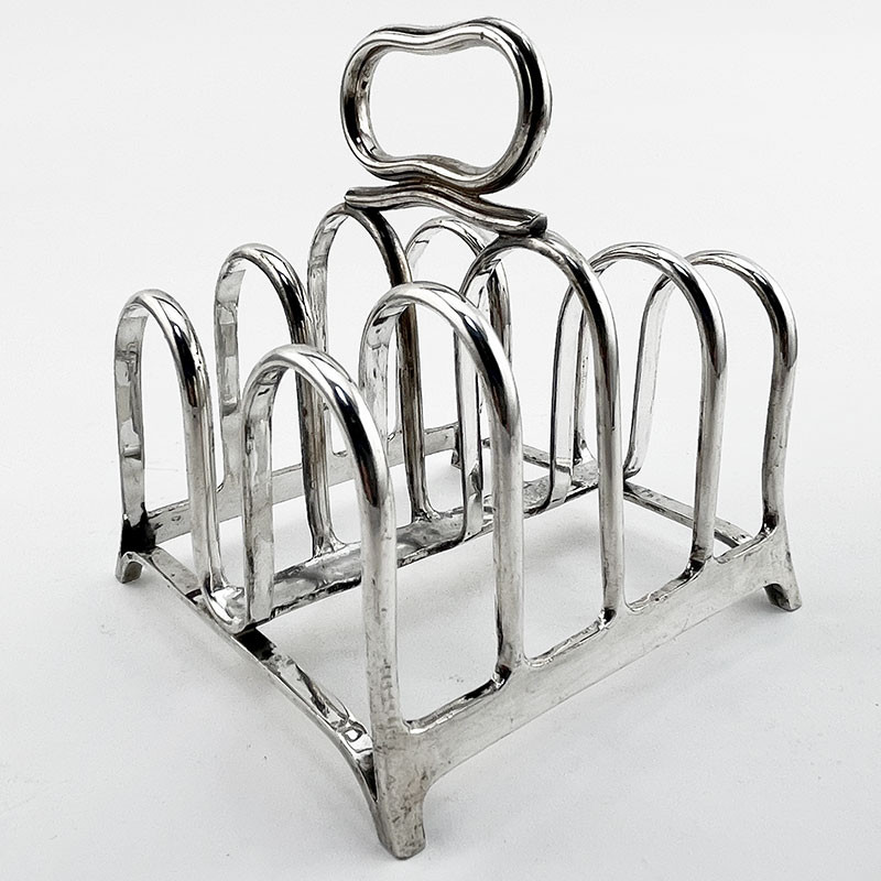 Superb Quality French Christofle Silver Plated Toast Rack (c.1900)