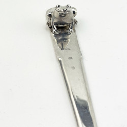 Amusing and Good Gauge Sterling Silver Paper Knife
