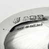 Boxed Sterling Silver Egg Cup Christening Set