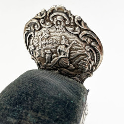 Novelty Sterling Silver Pin Cushion in the Form of a Chair