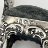 Novelty Sterling Silver Pin Cushion in the Form of a Chair