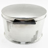 Mappin & Webb Art Deco Style Silver Plated Biscuit or Trinket Box