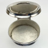 Mappin & Webb Art Deco Style Silver Plated Biscuit or Trinket Box