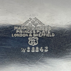 Mappin & Webb Art Deco Style Silver Plated Biscuit or Trinket Box