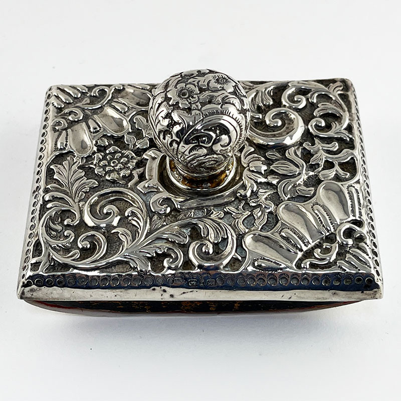Victorian Sterling Silver Desk Roller Ink Blotter (1891)