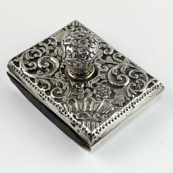 Victorian Sterling Silver Desk Roller Ink Blotter