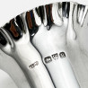 Pretty Pair of Chester Sterling Silver Flower Vases