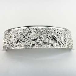 Rare and Unusual Pair of Silver Plated Table Planters
