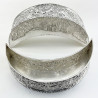 Rare and Unusual Pair of Silver Plated Table Planters