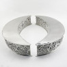 Rare and Unusual Pair of Silver Plated Table Planters