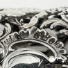 Beautiful Boxed Antique Sterling Silver Napkin Ring