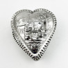 Decorative Victorian Sterling Silver Jewellery or Trinket Box