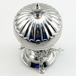 Decorative Late Victorian Silver Plated Egg Coddler