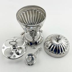 Decorative Late Victorian Silver Plated Egg Coddler