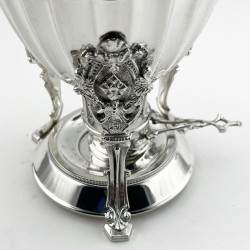 Decorative Late Victorian Silver Plated Egg Coddler