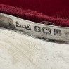 Plain Rectangular Sterling Silver Jewellery or Trinket Box