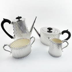 Victorian Four Piece Silver Plated Tea and Coffee Set (c.1890)