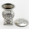 Edwardian Sterling Silver Thistle Style Pepper Pot