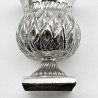 Edwardian Sterling Silver Thistle Style Pepper Pot