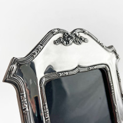 Unusual Rectangular Edwardian Sterling Silver Photo Frame