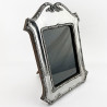 Unusual Rectangular Edwardian Sterling Silver Photo Frame (1906)