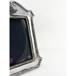 Unusual Rectangular Edwardian Sterling Silver Photo Frame