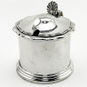 Atkin Brothers Sterling Silver Mustard Pot