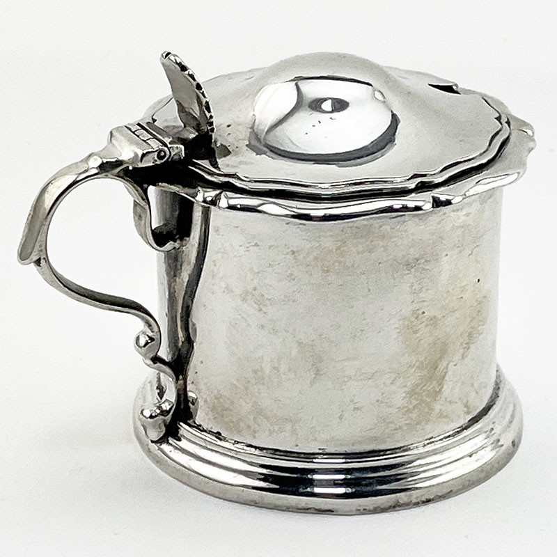 Atkin Brothers Sterling Silver Mustard Pot (1913)
