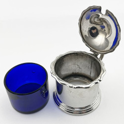 Atkin Brothers Sterling Silver Mustard Pot