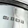 Plain Oval George Unite Sterling Silver Tea Caddy