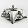 Mappin & Webb Regimental Sterling Silver Trinket Box or Casket