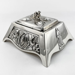 Mappin & Webb Regimental Sterling Silver Trinket Box or Casket