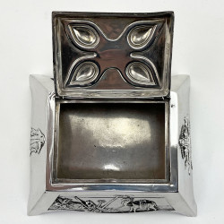 Mappin & Webb Regimental Sterling Silver Trinket Box or Casket
