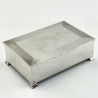 Rectangular Sterling Silver Cigarette or Trinket Box (1955)