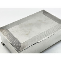 Rectangular Sterling Silver Cigarette or Trinket Box