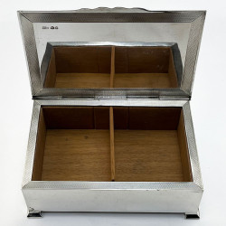 Rectangular Sterling Silver Cigarette or Trinket Box