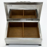 Rectangular Sterling Silver Cigarette or Trinket Box