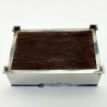 Rectangular Sterling Silver Cigarette or Trinket Box