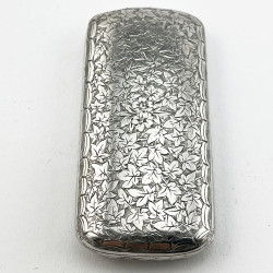 Fine George Unite Victorian Sterling Silver Snuff Box