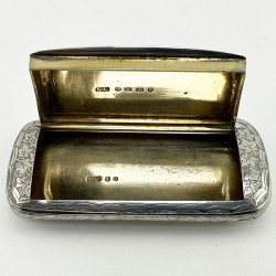 Fine George Unite Victorian Sterling Silver Snuff Box