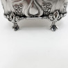 Sterling Silver Jewellery or Trinket Box Depicting Mother and Child
