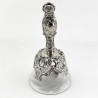 Edwardian Glass and Sterling Silver Table Bell (1910)