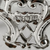Edwardian Glass and Sterling Silver Table Bell