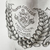 Silver Plated Dulwich College Engraved Christening Mug