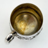 Silver Plated Dulwich College Engraved Christening Mug