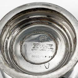 Silver Plated Dulwich College Engraved Christening Mug