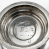 Silver Plated Dulwich College Engraved Christening Mug