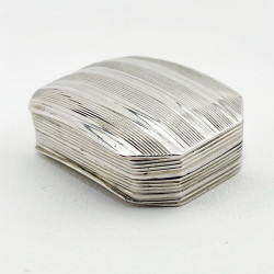 Large Samuel Pemberton Georgian Sterling Silver Vinaigrette